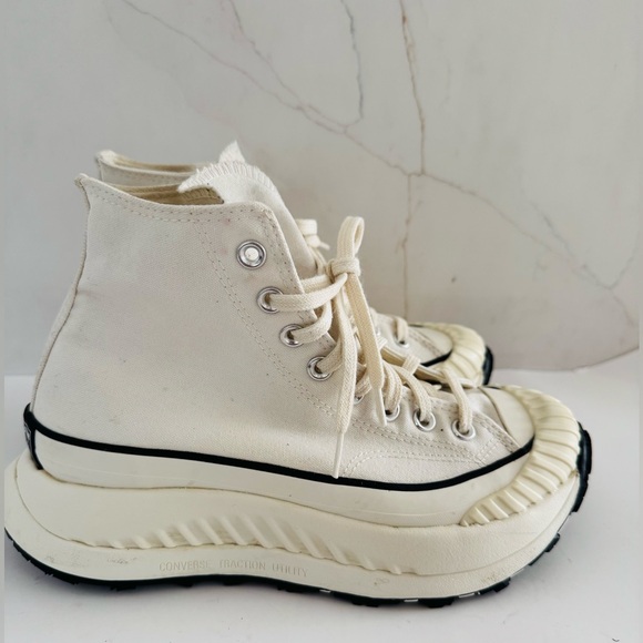Converse A01682C Chuck 70s AT CX Hi Top Shoes Unisex Trainer Off White US 8.5W - Picture 4 of 10